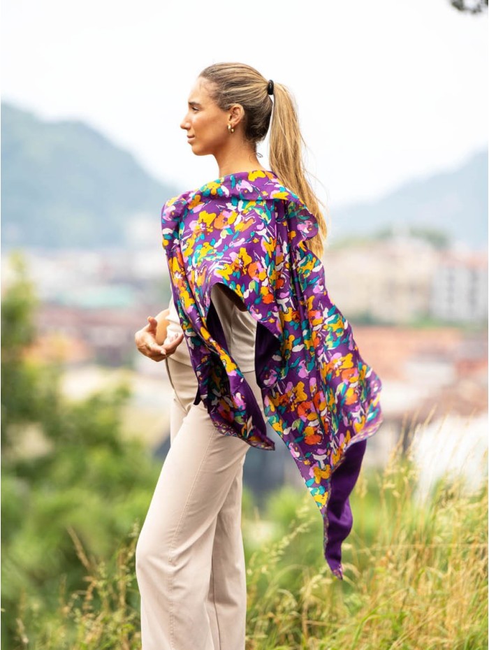 Double silk foulard ASK273CDB