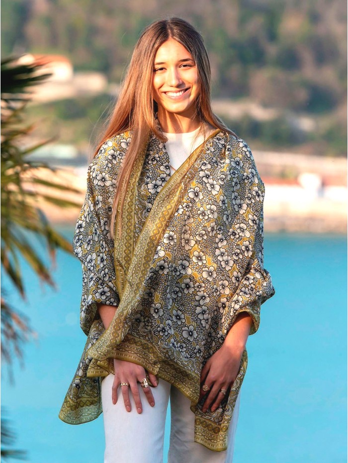 Silk foulard ATU75C