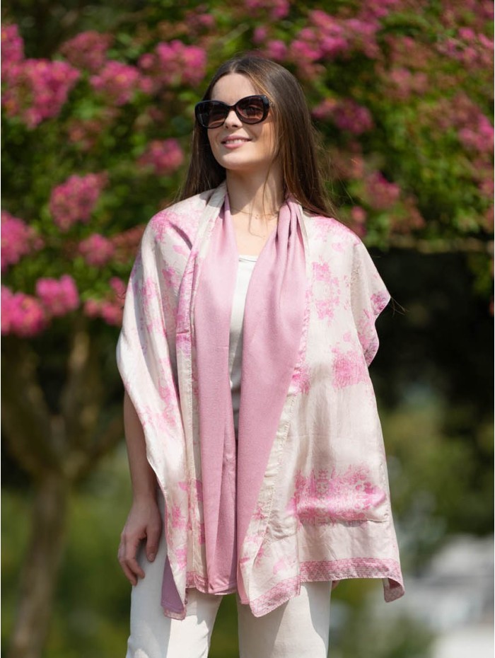 Foulard double en soie ASK274CD