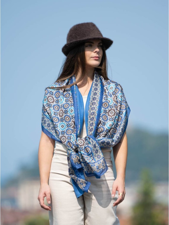 Double silk foulard ASK276CD