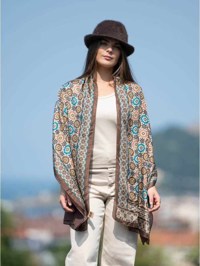 Double silk foulard ASK276CD