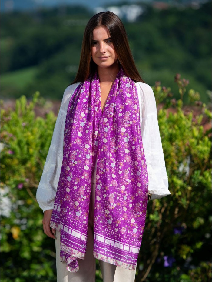 Foulard en soie ATU71C