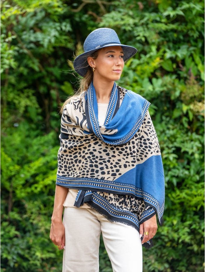 Wool and silk scarf ASW55F