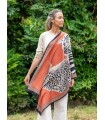 Wool and silk scarf ASW55F