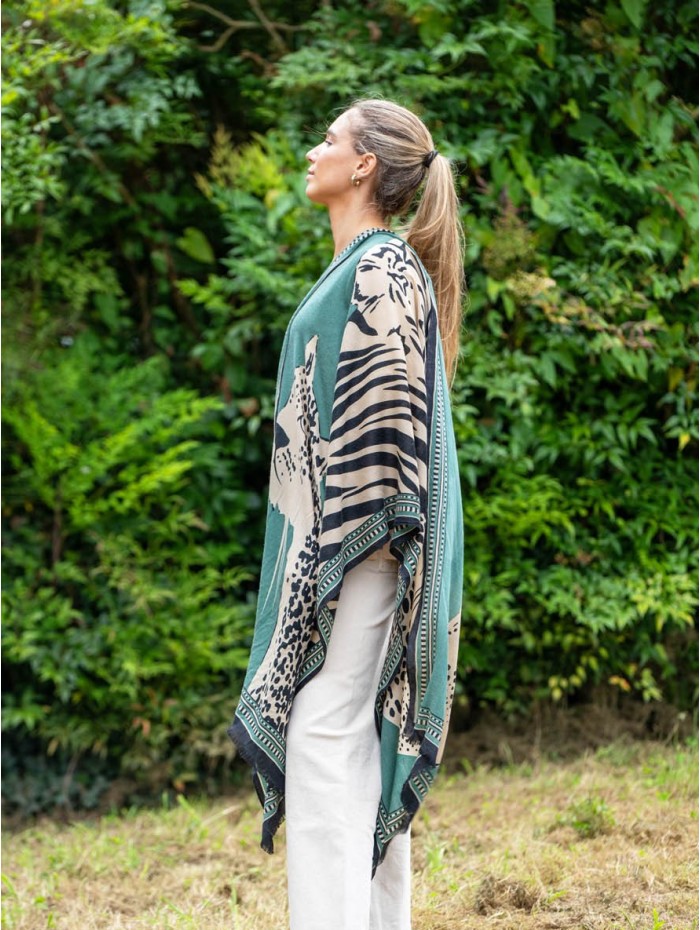 Wool and silk scarf ASW55F