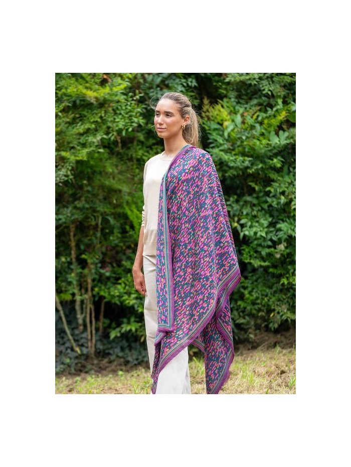 Wool and silk scarf ASW57F