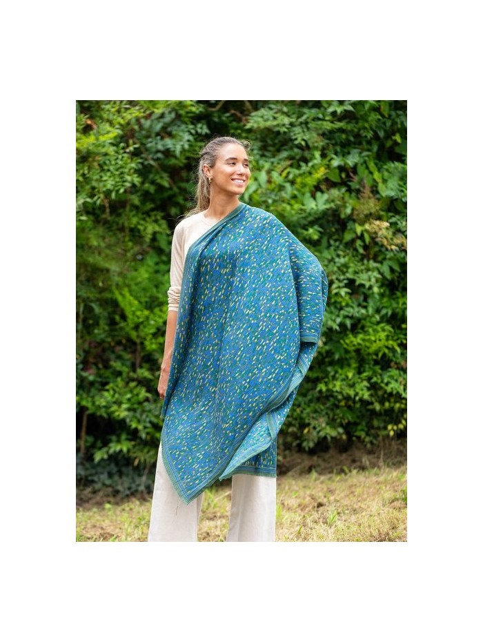 Wool and silk scarf ASW57F