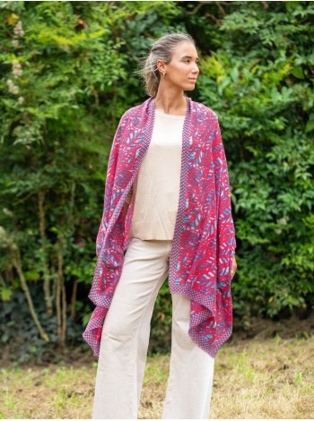 Wool and silk scarf ASW59F