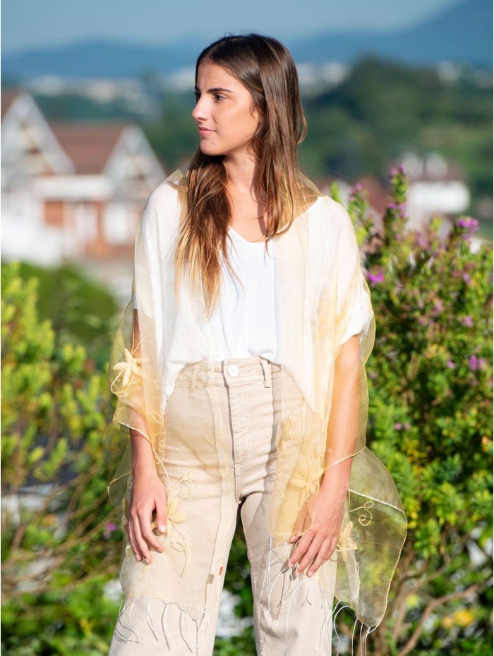 Fular de seda de organza SEDA06C