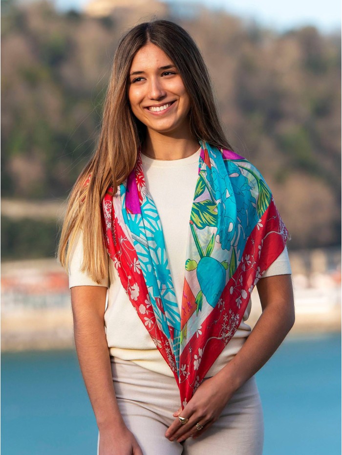 Pañuelos de seda ASK169P