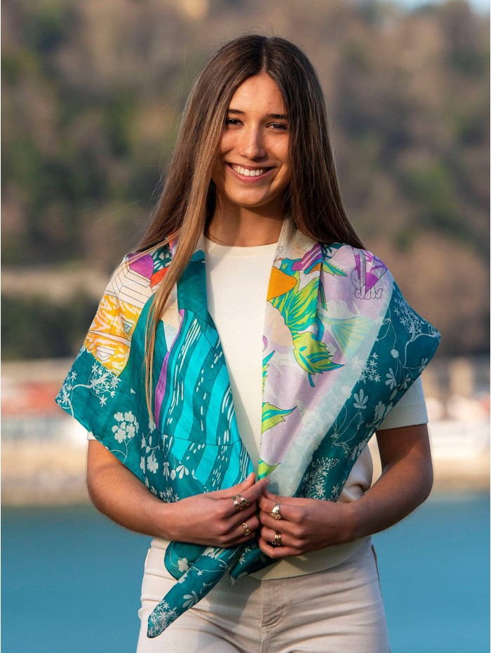Pañuelos de seda ASK169P