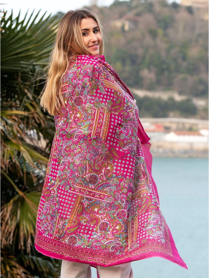 Cotton shawl-sarong CDT234C