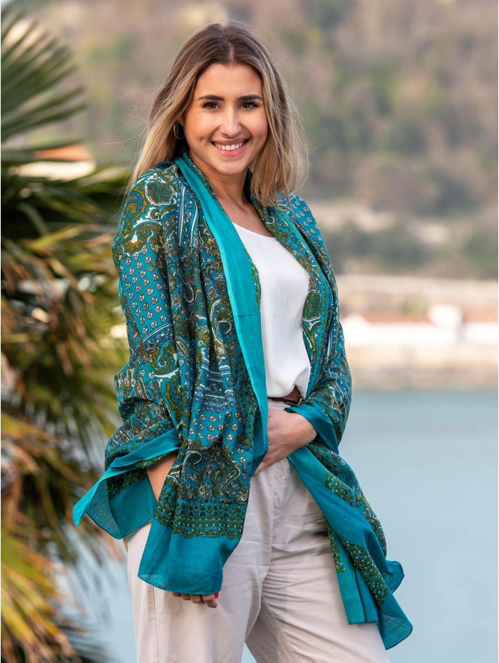 Cotton shawl-sarong CDT234C