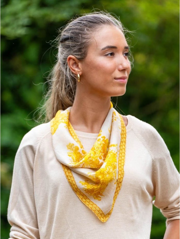 Silk small scarves ASK274P - Pack of 5 colors