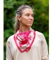 Silk small scarves ASK274P - Pack of 5 colors at 4.80 unit