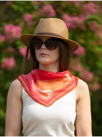 Silk small scarves ASK53P - Pack of 5 colors