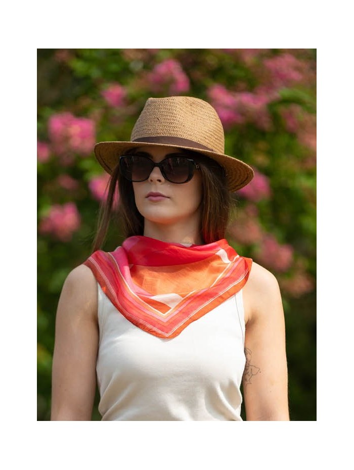 Silk small scarves ASK53P - Pack of 5 colors