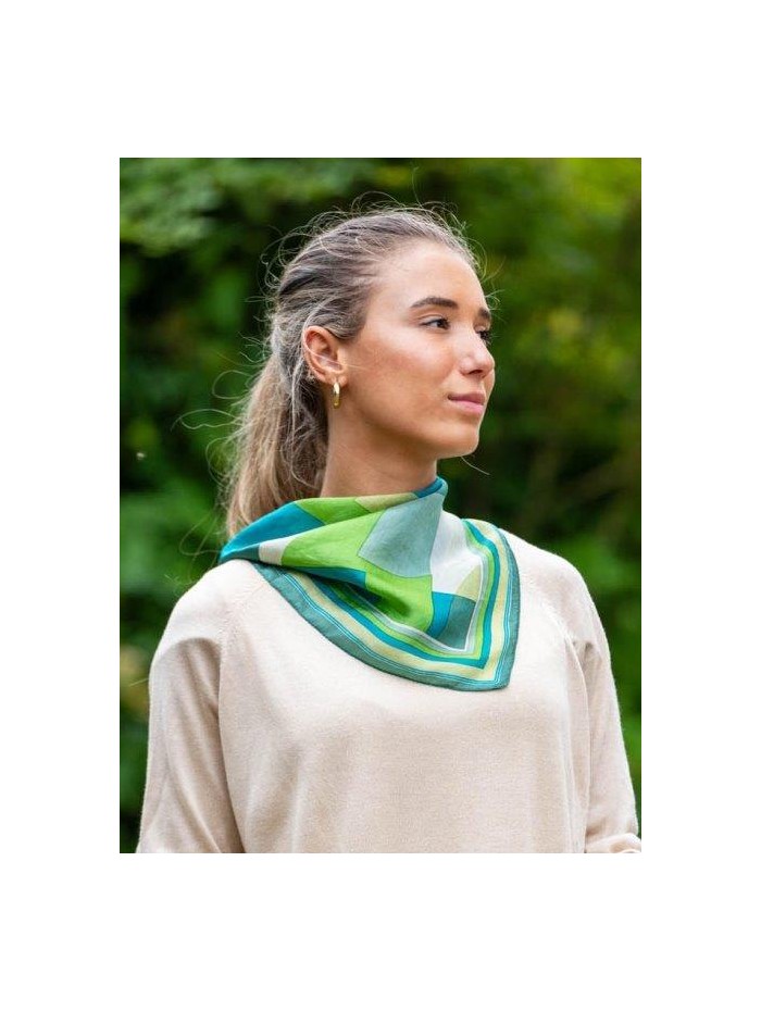 Silk small scarves ASK53P - Pack of 5 colors