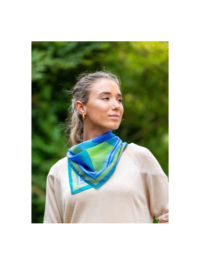 Silk small scarves ASK53P - Pack of 5 colors
