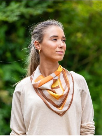 Silk small scarves ASK53P - Pack of 5 colors