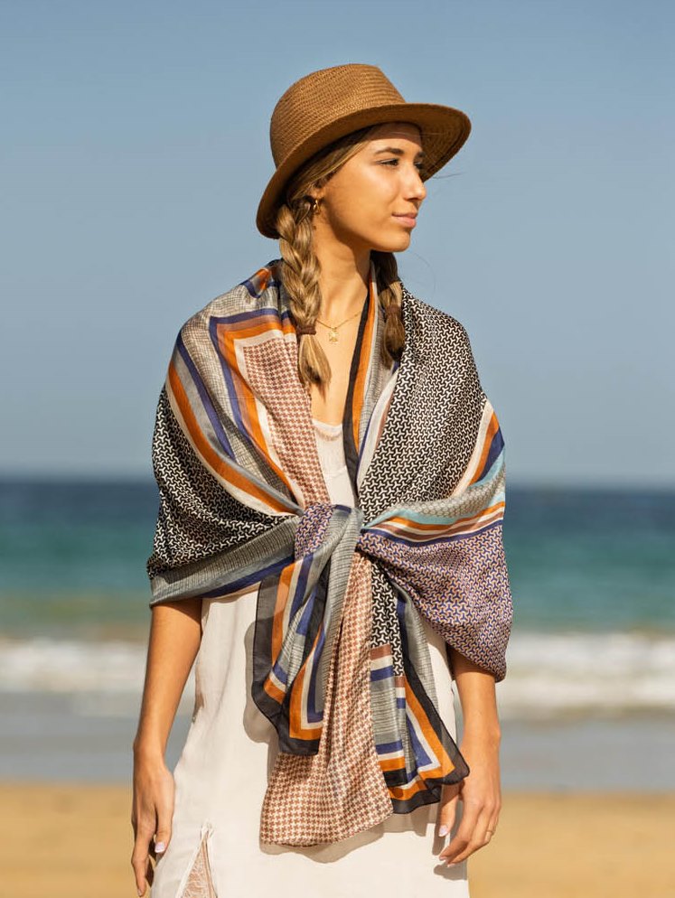 Foulard en soie ASK293C