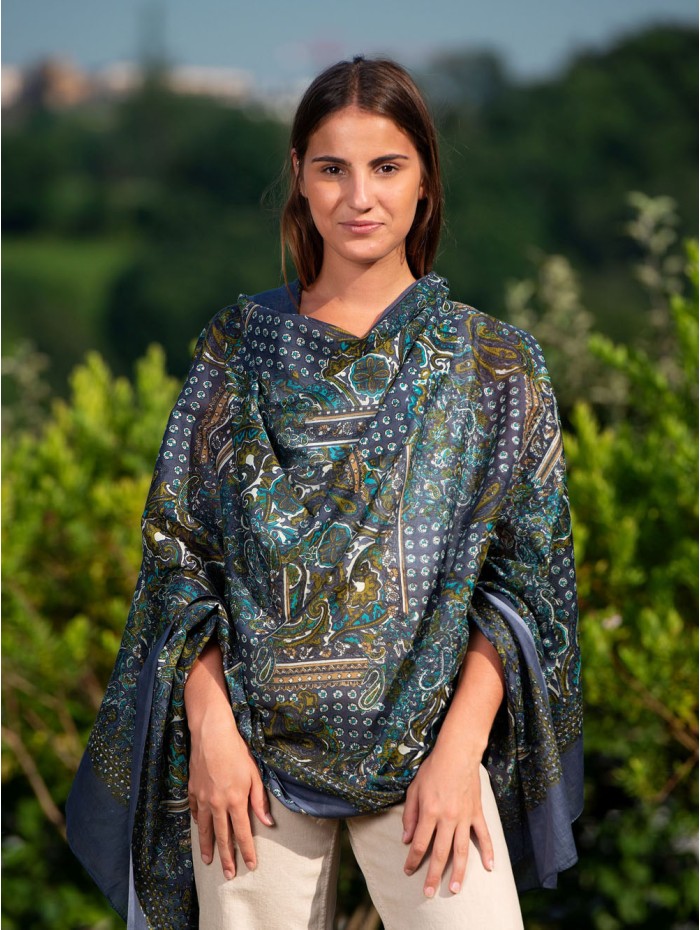 Cotton shawl-sarong CDT234C