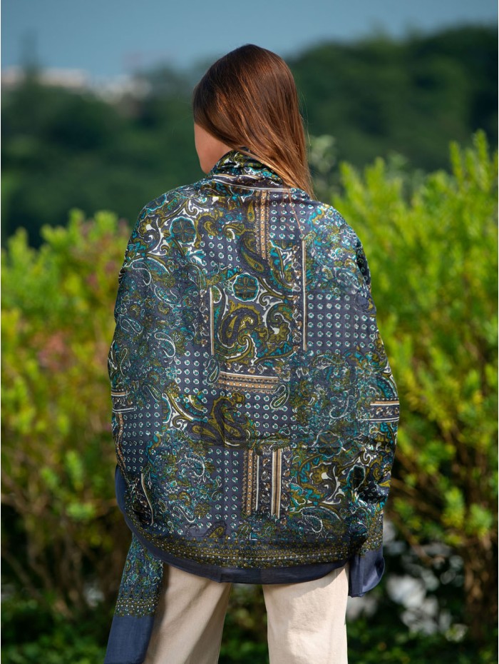 Châle-paréo en coton CDT234C