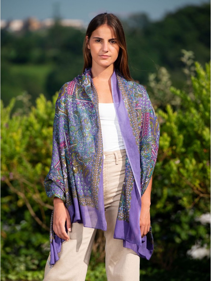Cotton shawl-sarong CDT234C