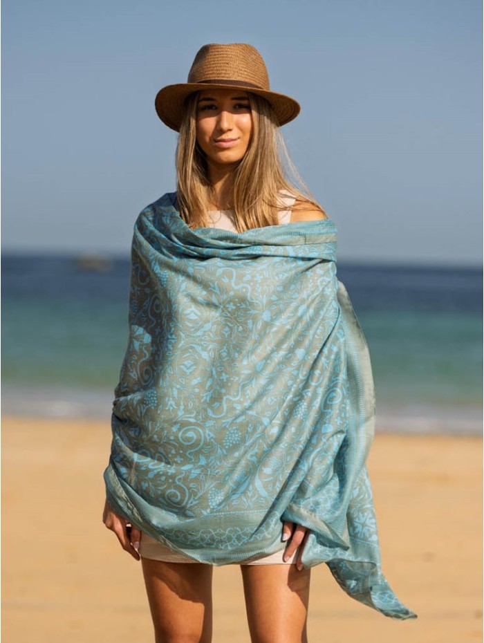Cotton shawl-sarong ACT133C