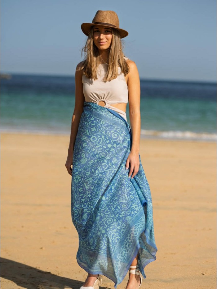 Cotton shawl-sarong ACT133C