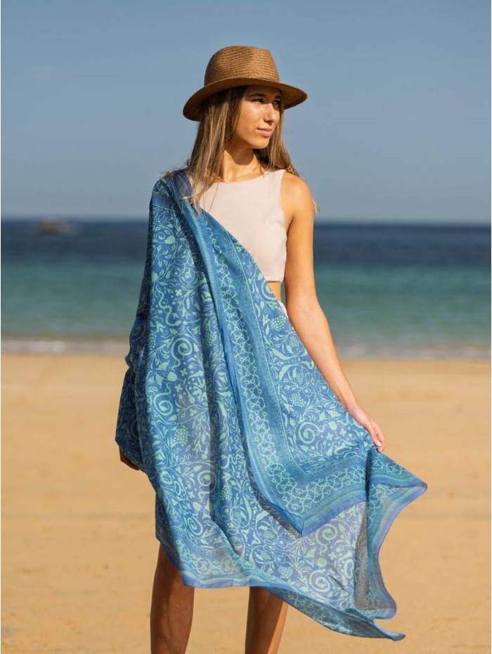 Cotton shawl-sarong ACT133C