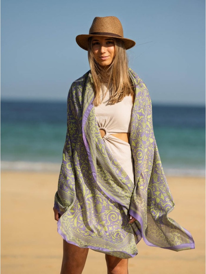 Cotton shawl-sarong ACT133C
