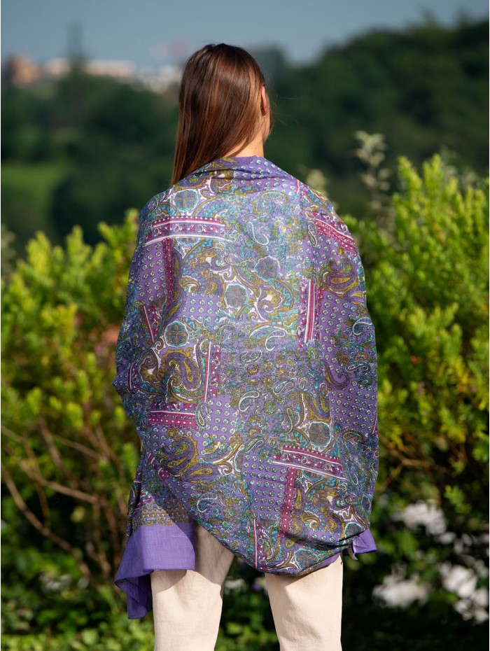 Cotton shawl-sarong CDT234C
