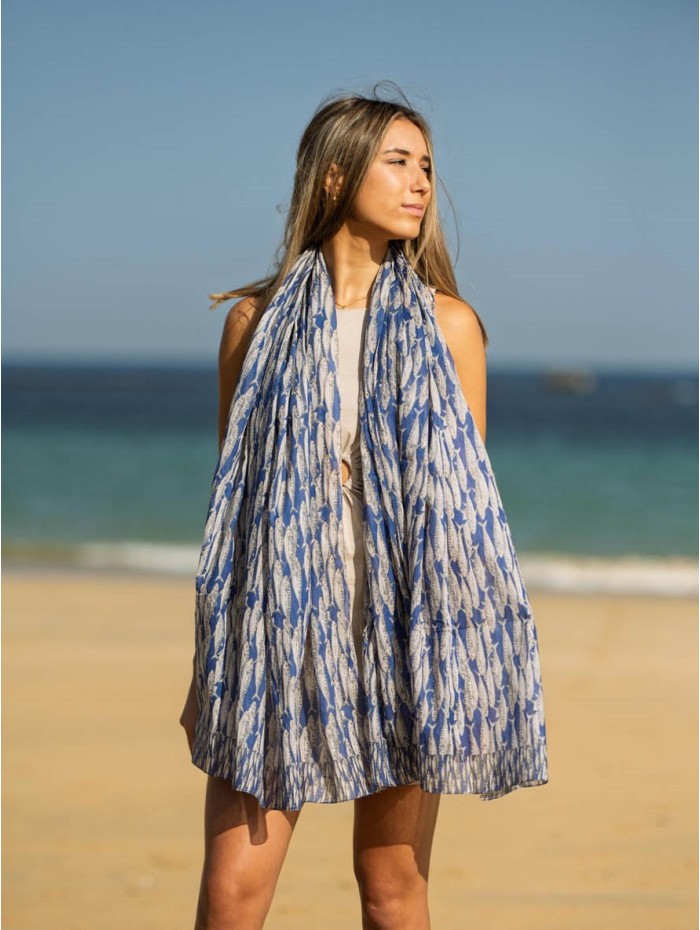 Cotton shawl-sarong ACT132C