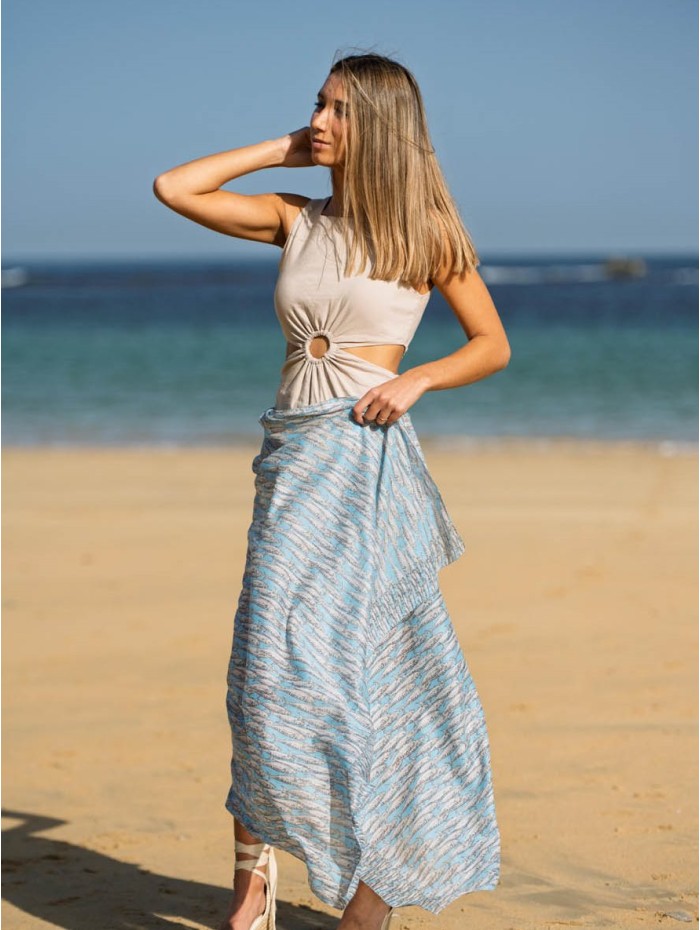 Cotton shawl-sarong ACT132C