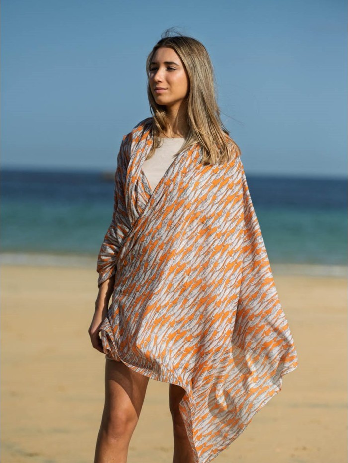 Cotton shawl-sarong ACT132C