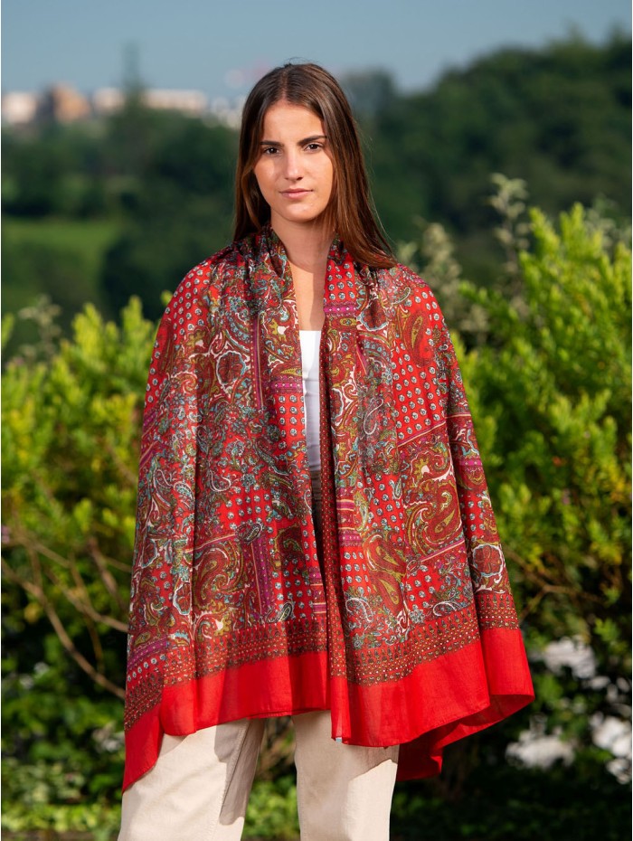Cotton shawl-sarong CDT234C