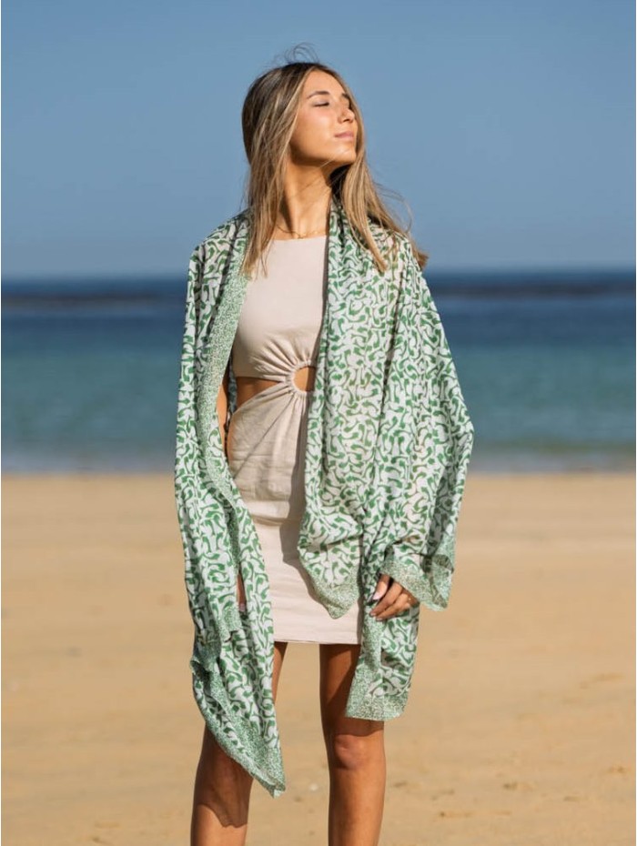 Cotton shawl-sarong ACT130C