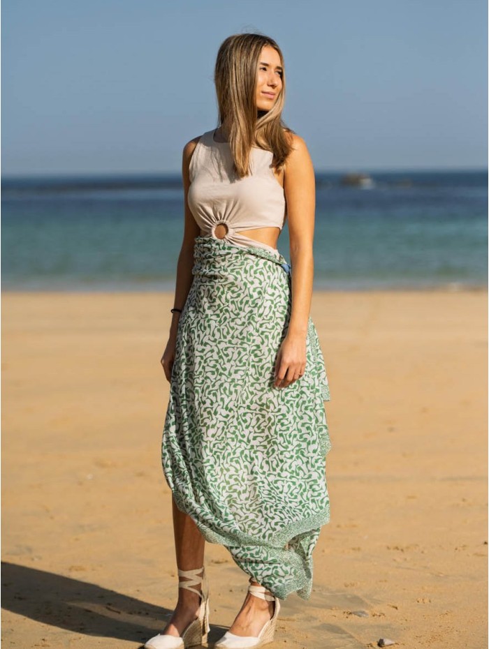 Cotton shawl-sarong ACT130C