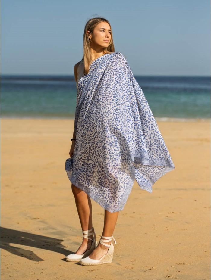 Cotton shawl-sarong ACT130C
