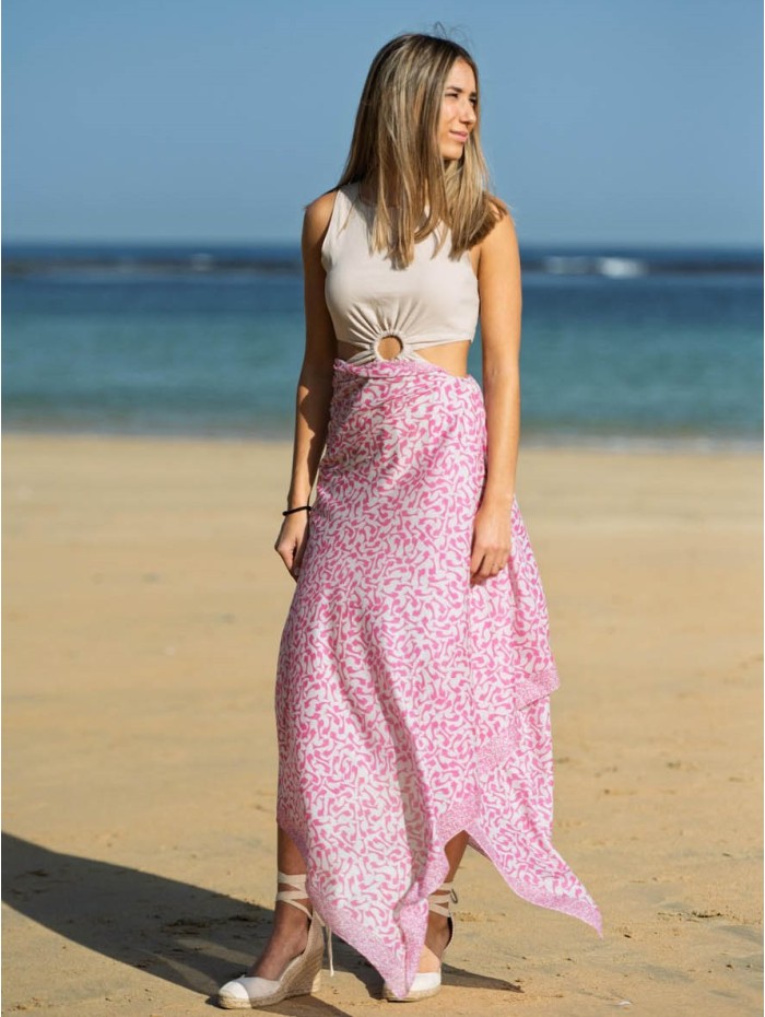 Cotton shawl-sarong ACT130C