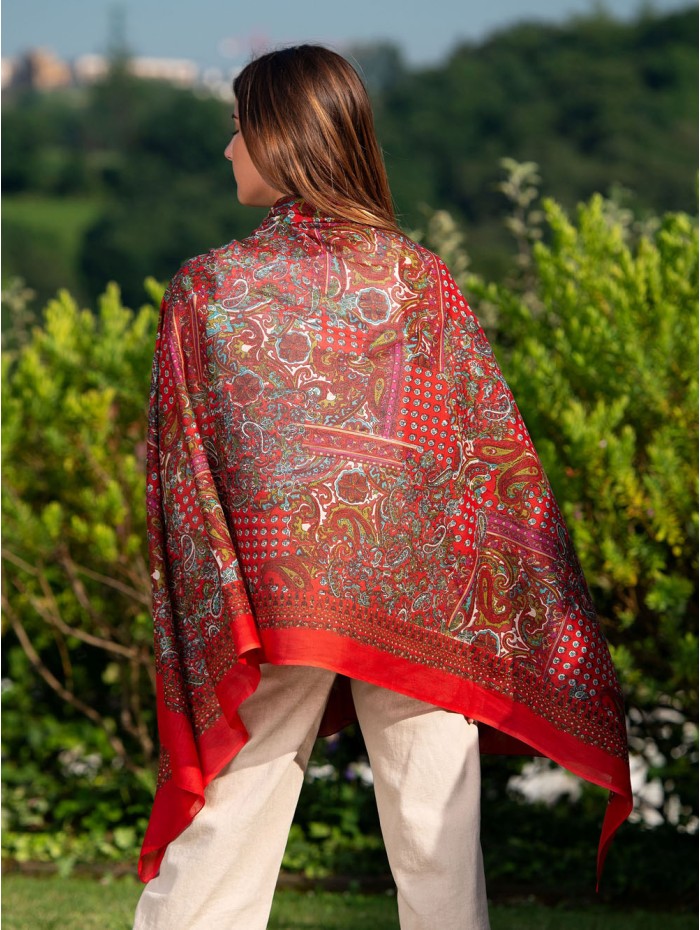 Cotton shawl-sarong CDT234C