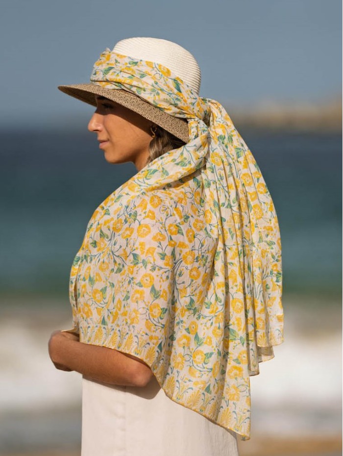 Cotton shawl-sarong ACT129C