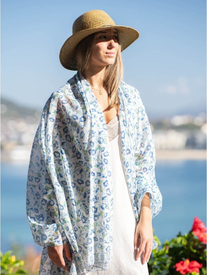 Cotton shawl-sarong ACT129C