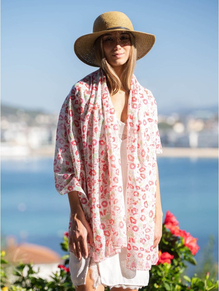 Cotton shawl-sarong ACT129C