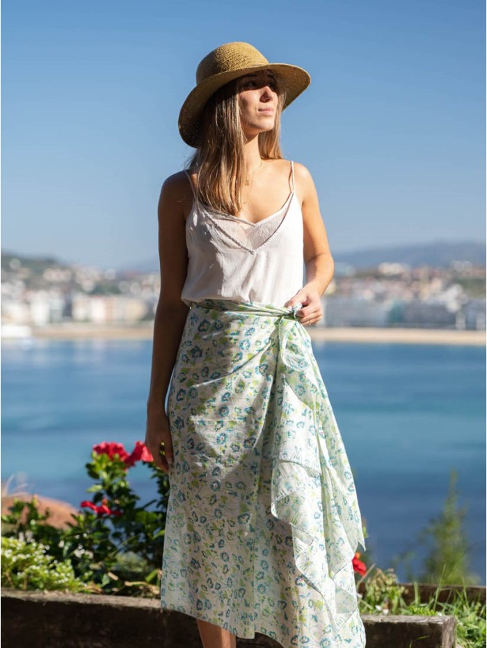 Cotton shawl-sarong ACT129C