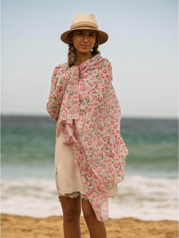 Cotton shawl-sarong ACT129C