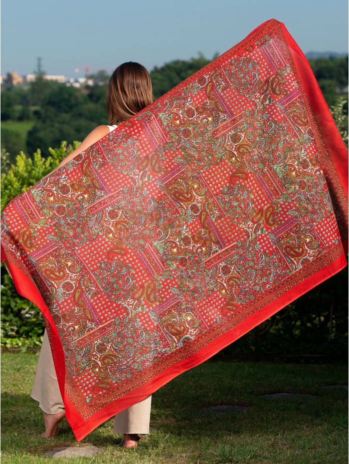 Cotton shawl-sarong CDT234C