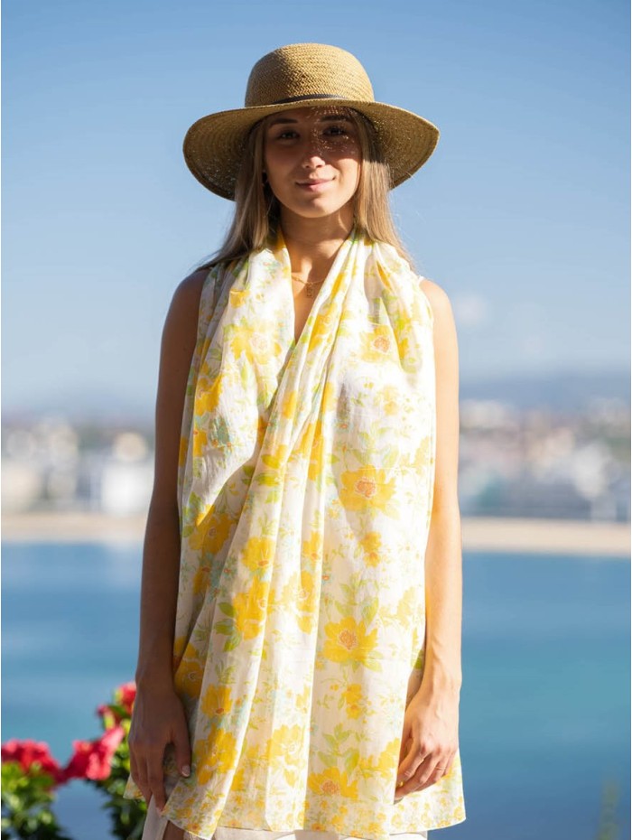 Cotton shawl-sarong ACT127C