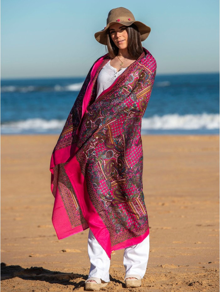 Cotton shawl-sarong CDT234C